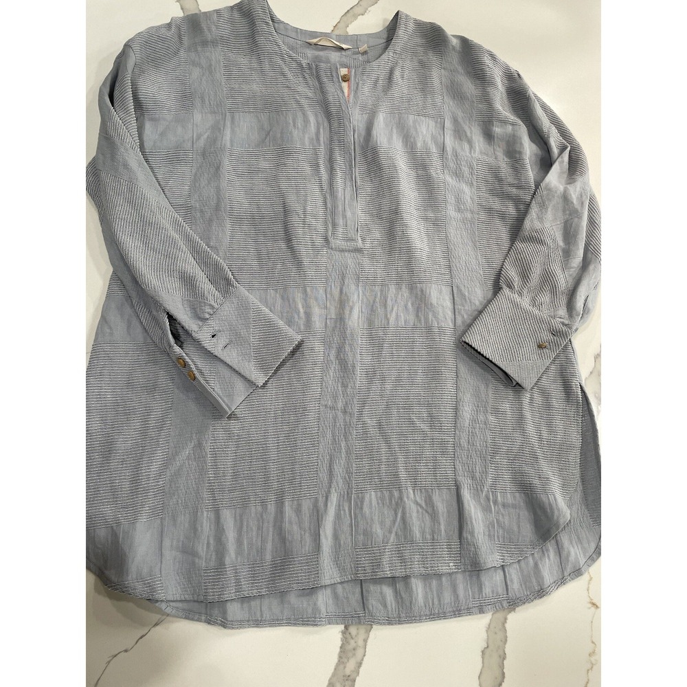 SOFT SURROUNDINGS Textured Top TUNIC Sz S AK100‎
